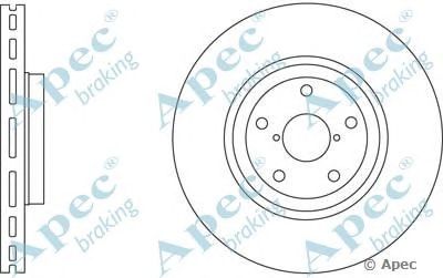 APEC BRAKING dsk2750 -  Тормозной диск